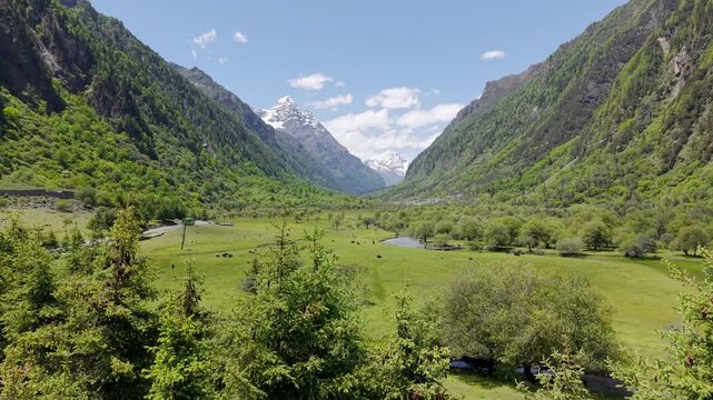 Shuangqiao Valley of Mount Siguniang in Summer-02.Shuangqiao Valley is the longest and most accessible valley in the Mount Siguniang scenic area in Sichuan, China.