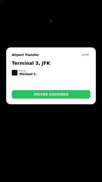 Hotel reservation dashboard and airport transfer mobile app UI animations. Digital interface elements