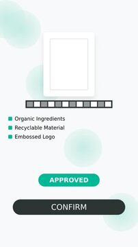 Digital design interface animation. Professional mobile application ui and branding kit mockup