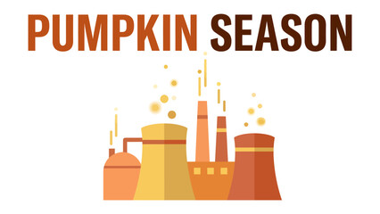 Obraz premium Pumpkin Season Factory