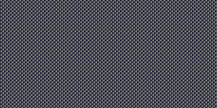 Seamless pattern with hexagon cube geometric pattern. Black squares abstract cubic background. Vector mosaic and wall business design.