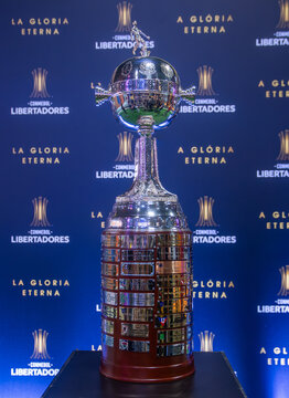 CONMEBOL Libertadores trophy, 28 May, Sao Paulo, Brazil