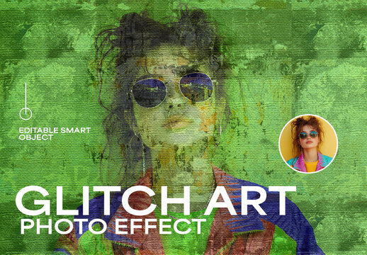 Glitch Art Photo Effect