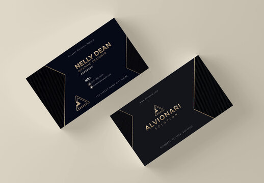 Modern Business Card Template Layout