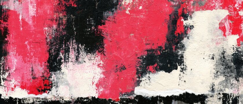 Colorful Punk Indie Collage with Layered Ripped Paper Texture