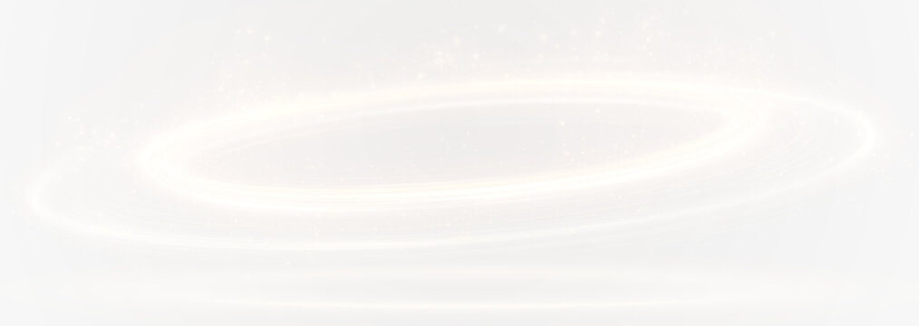 Isolated blue glowing spiral ring circular swirl vortex abstract energy motion curve rotation loop wave concentric halo orbit spin neon light smooth flowing dynamic futuristic digital transparent back