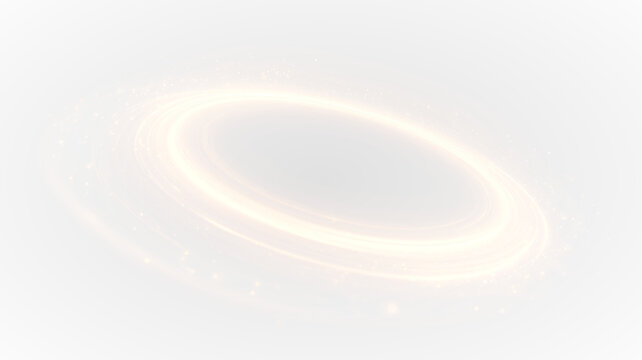 Isolated blue glowing spiral ring circular swirl vortex abstract energy motion curve rotation loop wave concentric halo orbit spin neon light smooth flowing dynamic futuristic digital transparent back
