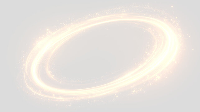 Blue abstract spiral ring circular swirl vortex glowing energy motion curve rotation loop wave concentric halo orbit spin neon light smooth flowing dynamic futuristic digital transparent background ov