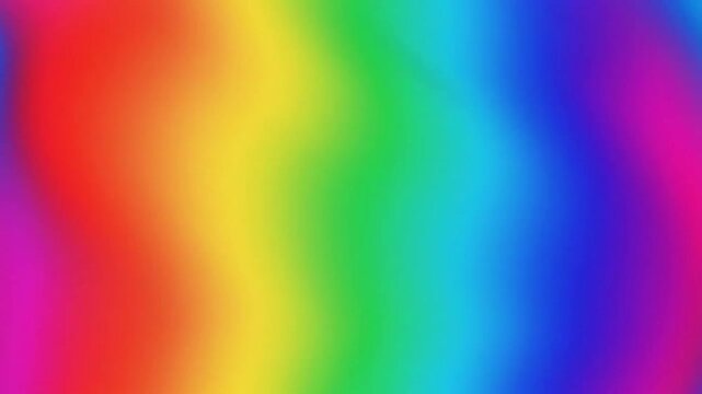 A vibrant and smooth abstract background featuring a colorful rainbow gradient pattern