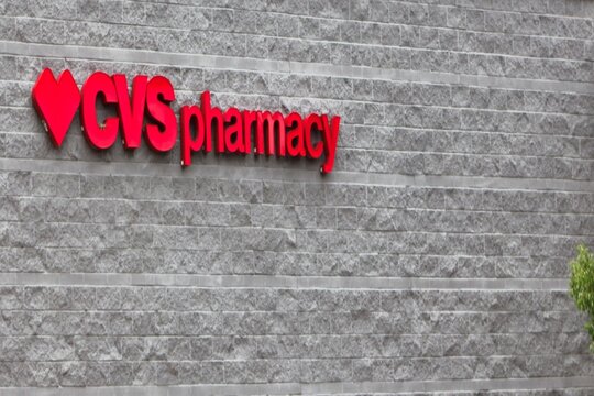 Tucson, Arizona -- May 27, 2026: CVS Pharmacy signage in El Con shopping center in Tucson