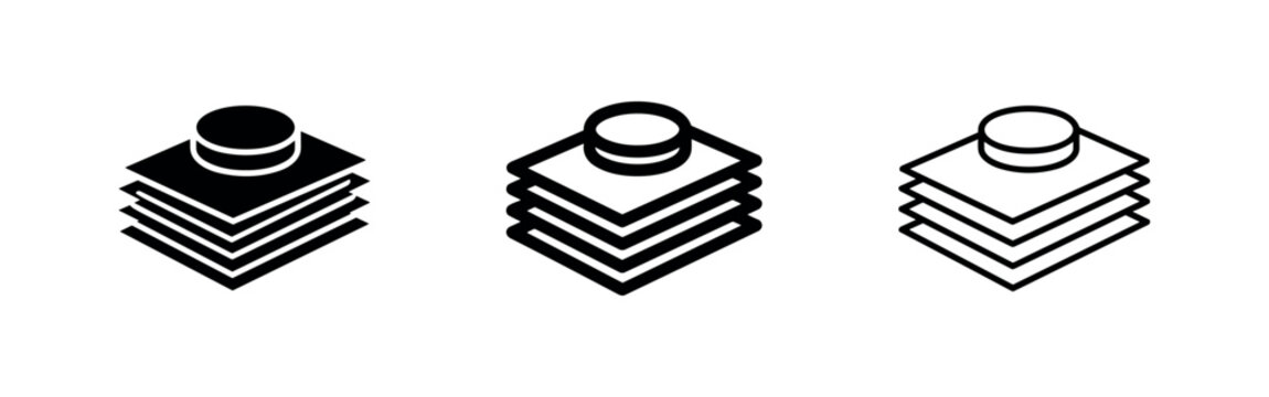 Document with Multiple Question Marks Icon, Problem or Query Paperwork - Thin Outline Style