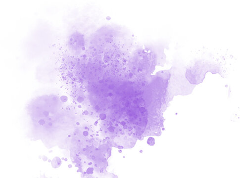 Watercolor stain decoration
