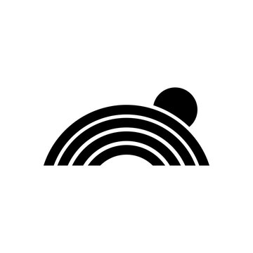 Iconos Minimalistas. Minimalist brutalist shapes and y2k icon.