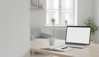 Fototapeta premium Modern Home Office Desk