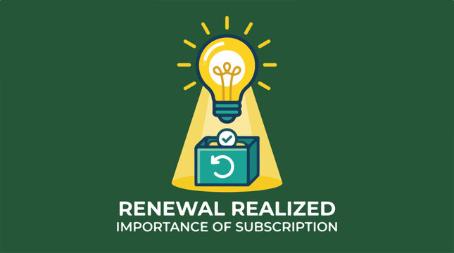 Renewal Realized Subscription Concept.