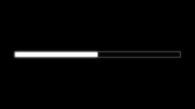 Animated Loading Progress Bar with Alpha Channel
