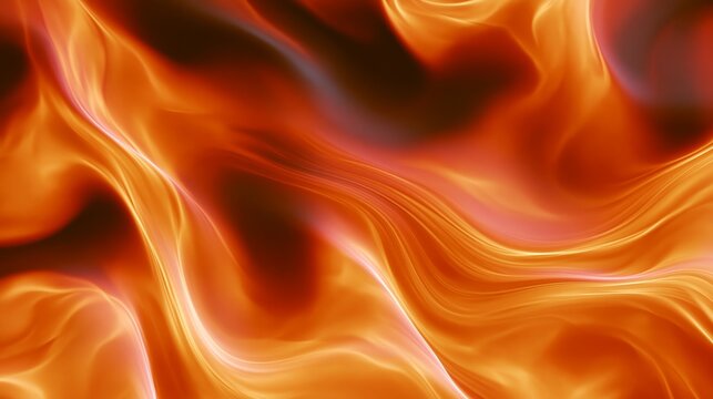 stylized orange and red flames background with dynamic fiery energy