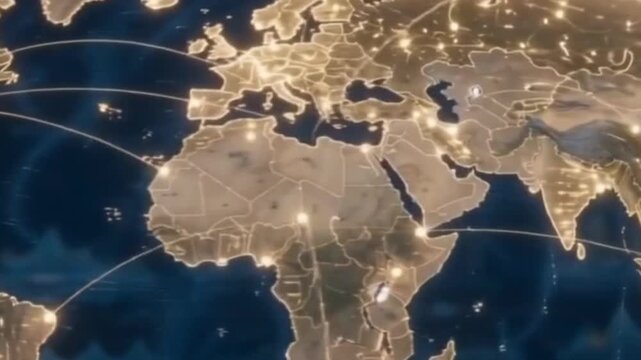 Global Finance Command Center with Holographic Market Data