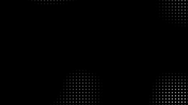Animated abstract technology dark background random dots, Animated abstract technology dark background random dots and grid 4K. 
abstract animated halftone dotted retro technology background,