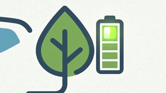 Eco friendly sign with leaf and green nature symbol vector illustration