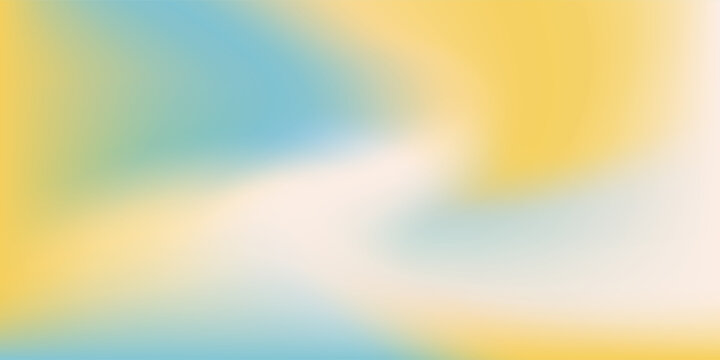 Blurred color gradient background, abstract turquoise blue yellow grain gradation texture, vector soft khaki texture abstract background. EPS 10