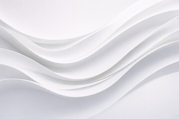 Obraz premium Elegant abstract white waves