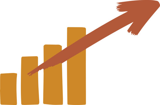 Financial performance chart showing revenue and profit trend