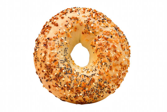 Fresh Everything Bagel with Seeds and Toppings