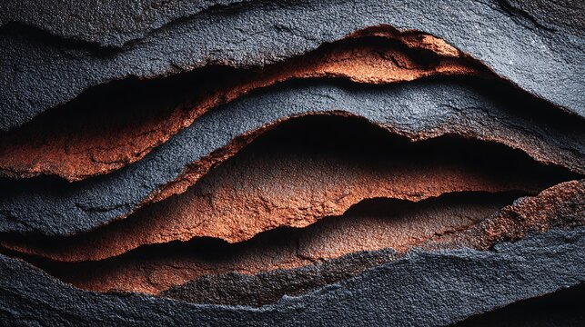 Abstract 3 d rendered swirling lava rock surface texture background