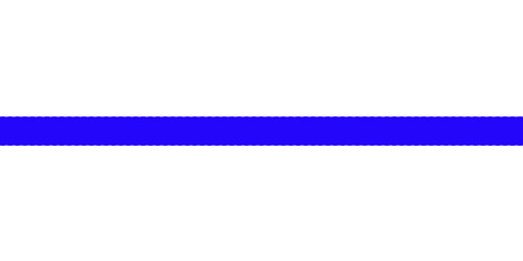 Obraz premium A single blue horizontal wavy line on a transparent background