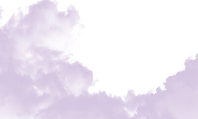 Fototapeta premium Soft Lilac Clouds Against a Bright Sky, Ethereal and Dreamy Atmosphere