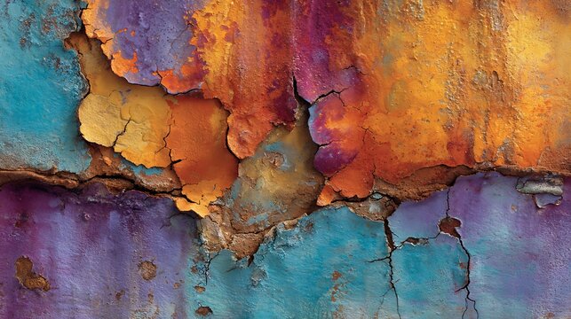 Abstract watercolor texture with earthy tones and organic shapes background