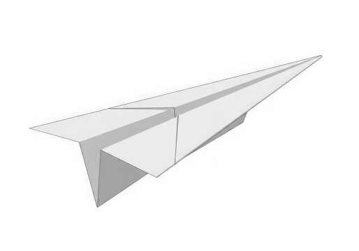 Modern minimalist airplane wing design illustration
