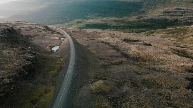 Westfjord road iceland