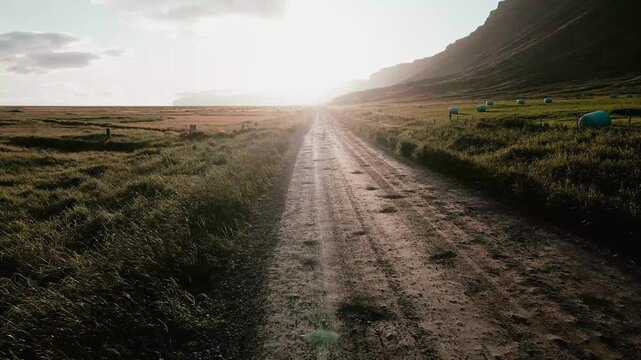Gravel road iceland