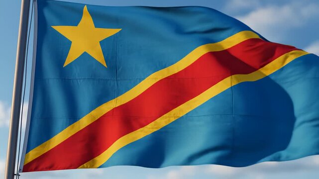 Flag of Democratic Republic of the Congo