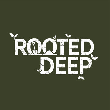 Rooted Deep Logo Design.
