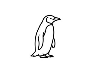 Fototapeta premium Simple Penguin Illustration