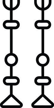 insect haltere balancing organ black and white vector illustration on transparent background