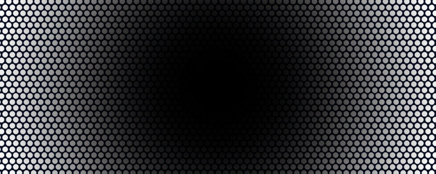 WebaGrill mesh pattern with metal texture for speaker and micro hole background or seamless net by black grid and circle grate steel screen.