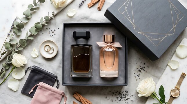 Luxury Perfume Gift Set with Accessories