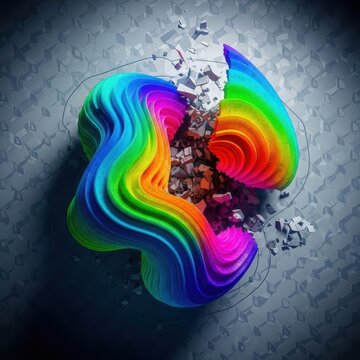 Bold deviation from the standard pattern showcasing radical individuality, creativity, and pioneering invention, invention, alone, creative