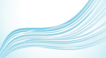 Obraz premium Technology background with abstract blue wave design for futuristic and innovative themes