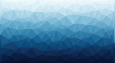 Fototapeta premium Blue polygonal gradient background technology wallpaper