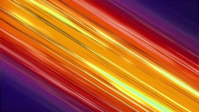 Animation of red and gold comic speed lines background texture pattern effect, speed lines inspired by anime and comic book action scenes, seamless 4k loop animation on black background