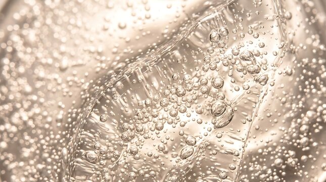 Effervescent liquid bubbles creating a dense textured pattern. Data flow, process optimization, fluid management, continuous testing, quality validation, transparency.