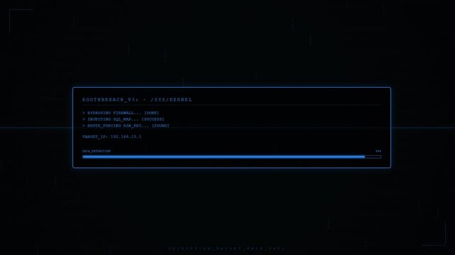 Green Computer Code Scrolling on Dark Screen