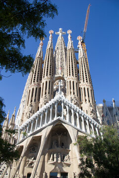 28 de mayo de 2026. Sagrada Familia de Antoni Gaud&iacute;. Barcelona. Fachada.