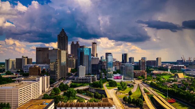 Atlanta, Georgia downtown skyline 6169