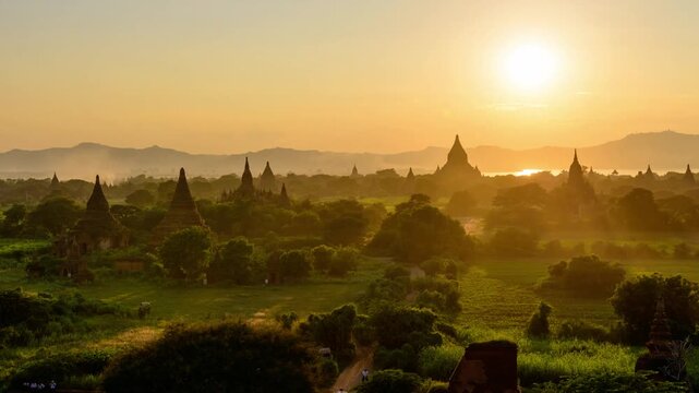 Bagan, Myanmar at the Archeological Zone 6123